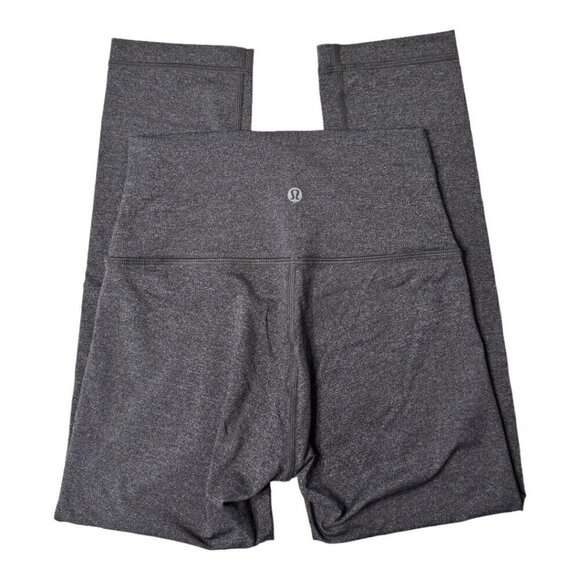 Lululemon Wunder Under High Rise Heathered Gray Leggings - Picture 5 of 9